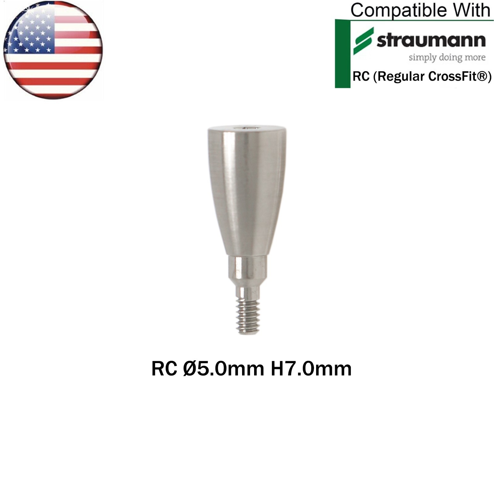 US Dental RC Healing Abutment Healing Closure Cover Cap Fit Straumann ITI BL/BLT