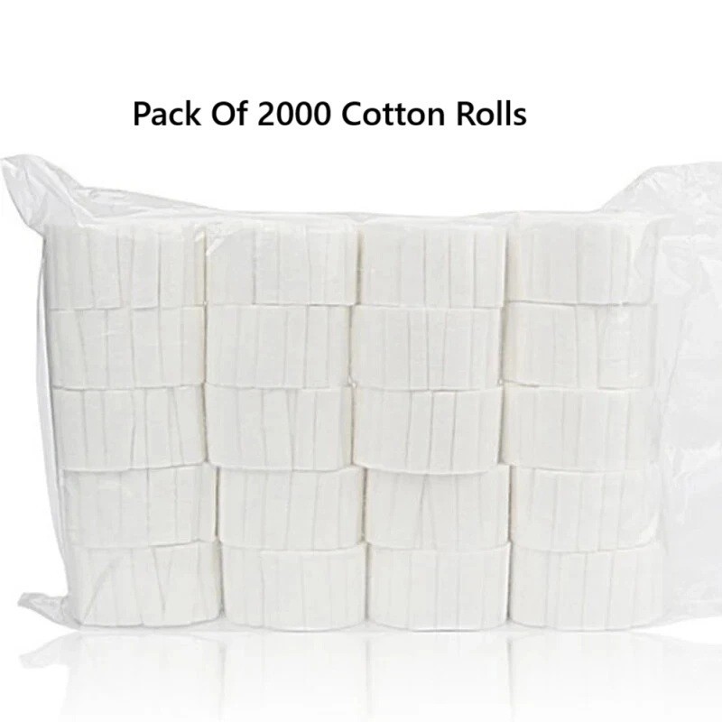 Dental Hemostatic Cotton Swab Cotton Roll (2000 in Case)