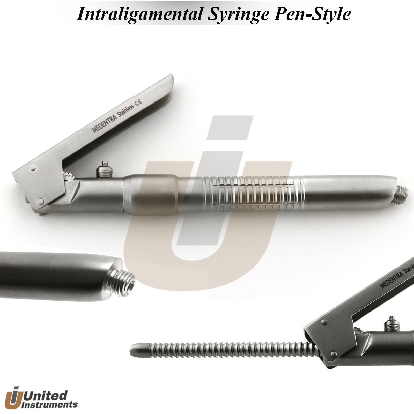 Pen Style Intraligamental Syringe 1.8ml Implant PDL Anesthesia Injection Curved