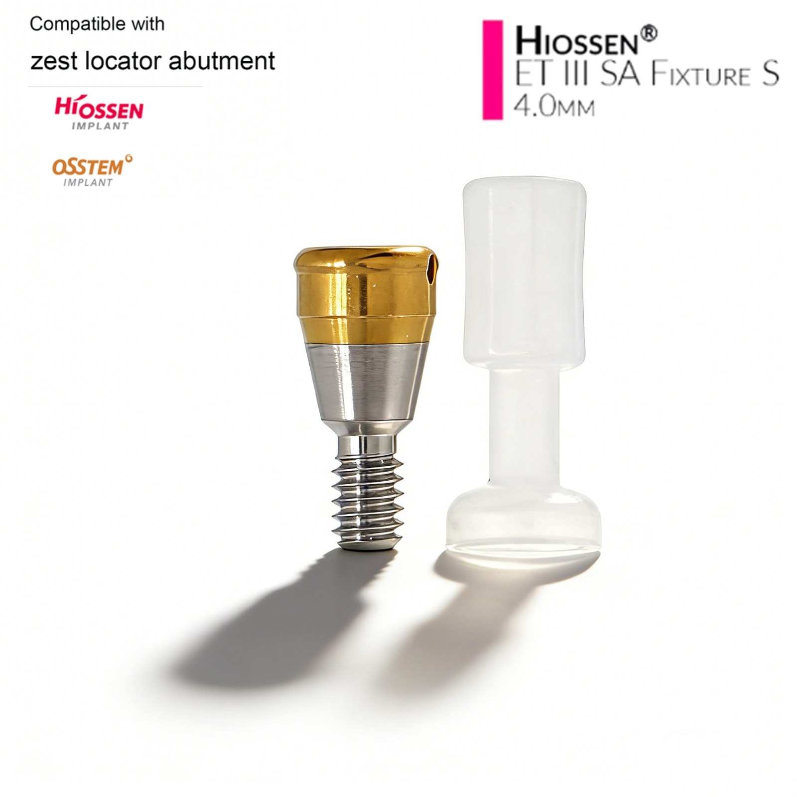 US Hiossen Dental Overdenture Locator Abutment Retention Replacement Insert Cap