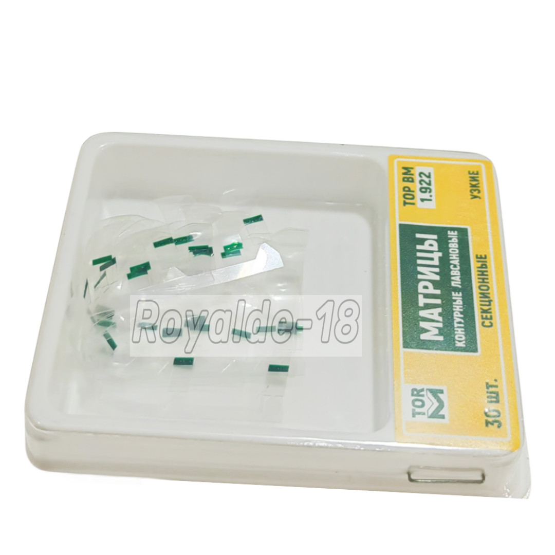Dental Matrix Transparent TOR VM Matrices Polyester Strip Elastic Wedges 1.922/3