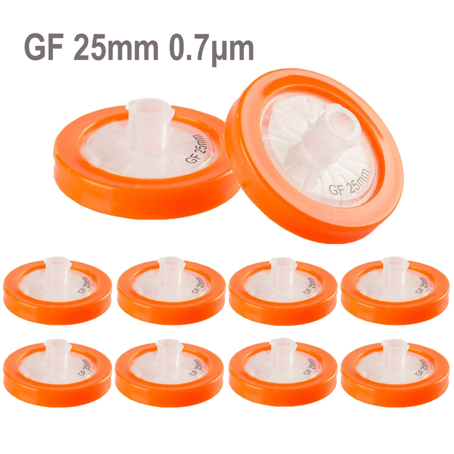 Hydrophobic Syringe Filters PTFE/GF Membrane 0.7μm 25m, 0.22μm 25mm, 0.45μm 13mm