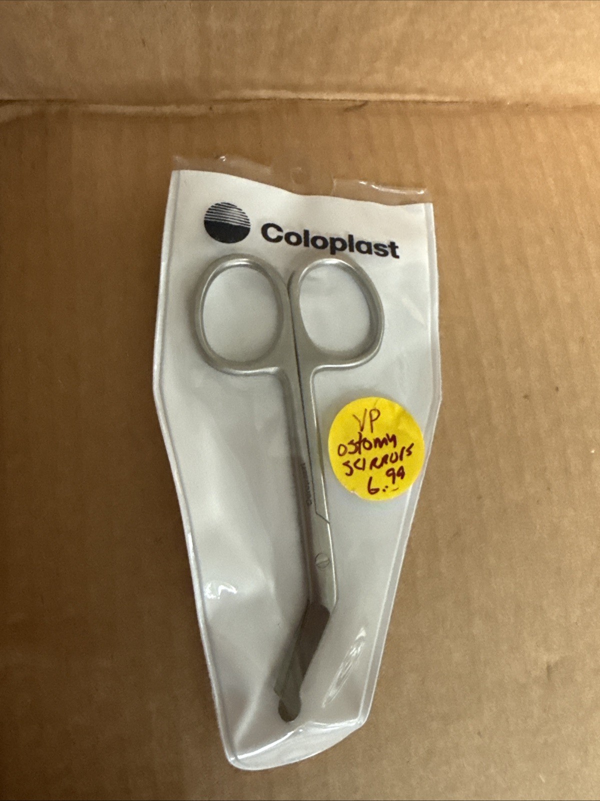 Coloplast Ostomy Scissors 95050 – 4″ Curved Stainless Steel Blade