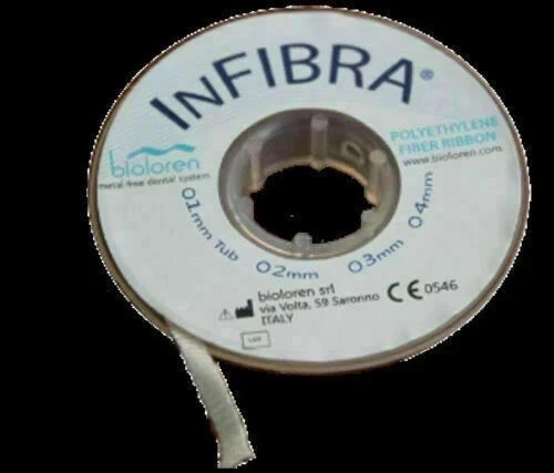 Ammdent Infibra Fibre Splint Bioloren Light Cure Glass Fiber Dental 4 mm