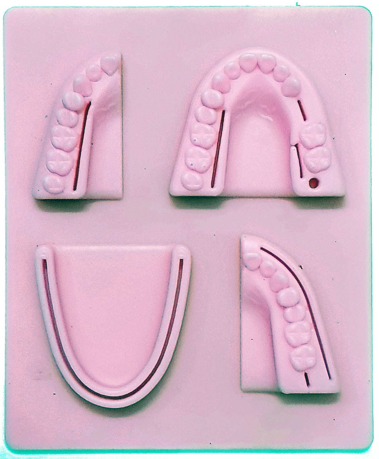 Silicon Dental Suture Training Pad With Tray Suture Pad Size 6″x5″ Premium Tools