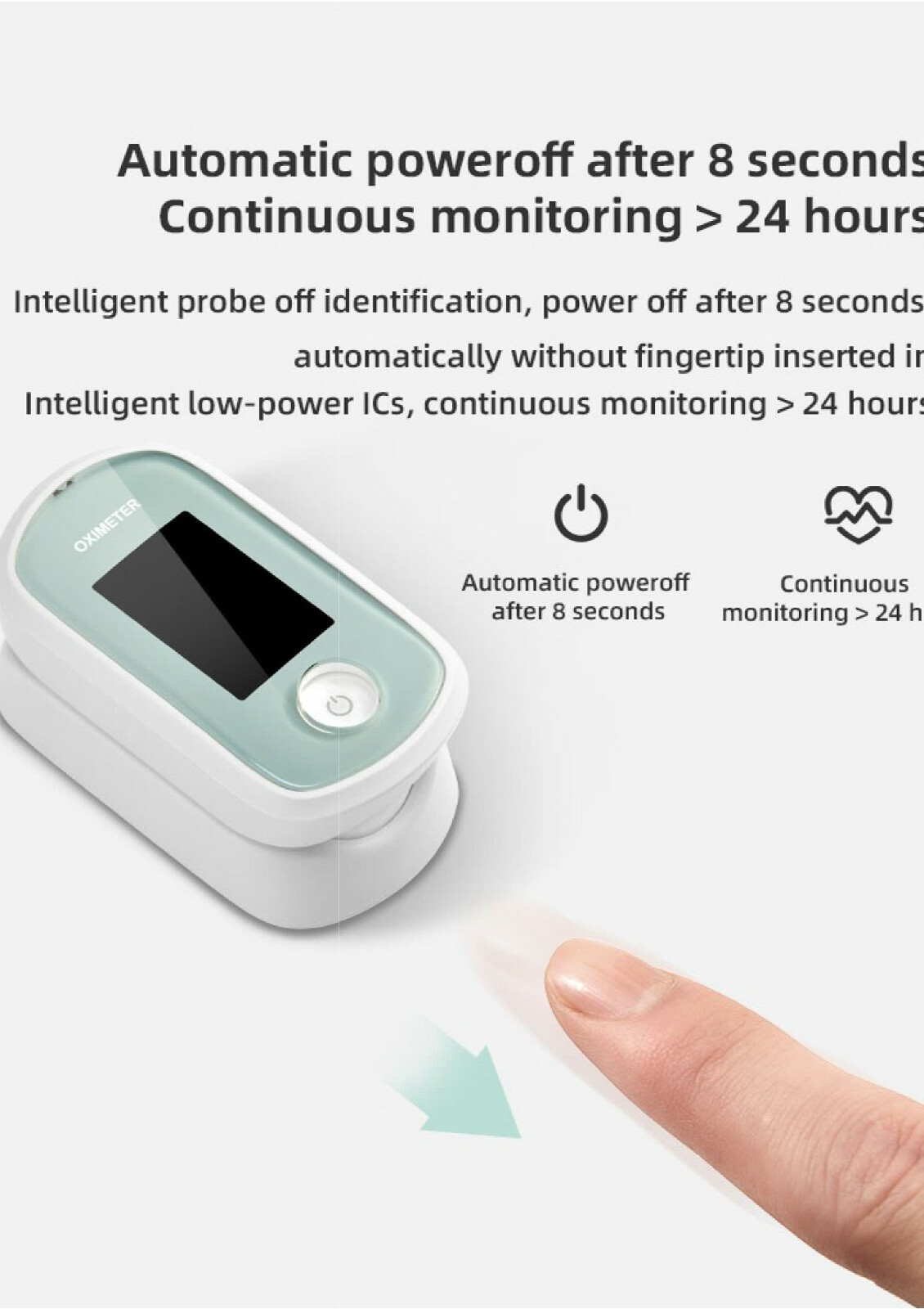 Pulse Finger Oximetro De Pulso Oxymeter SPO2 PR PI RR Sleep Monitor Heart Rate
