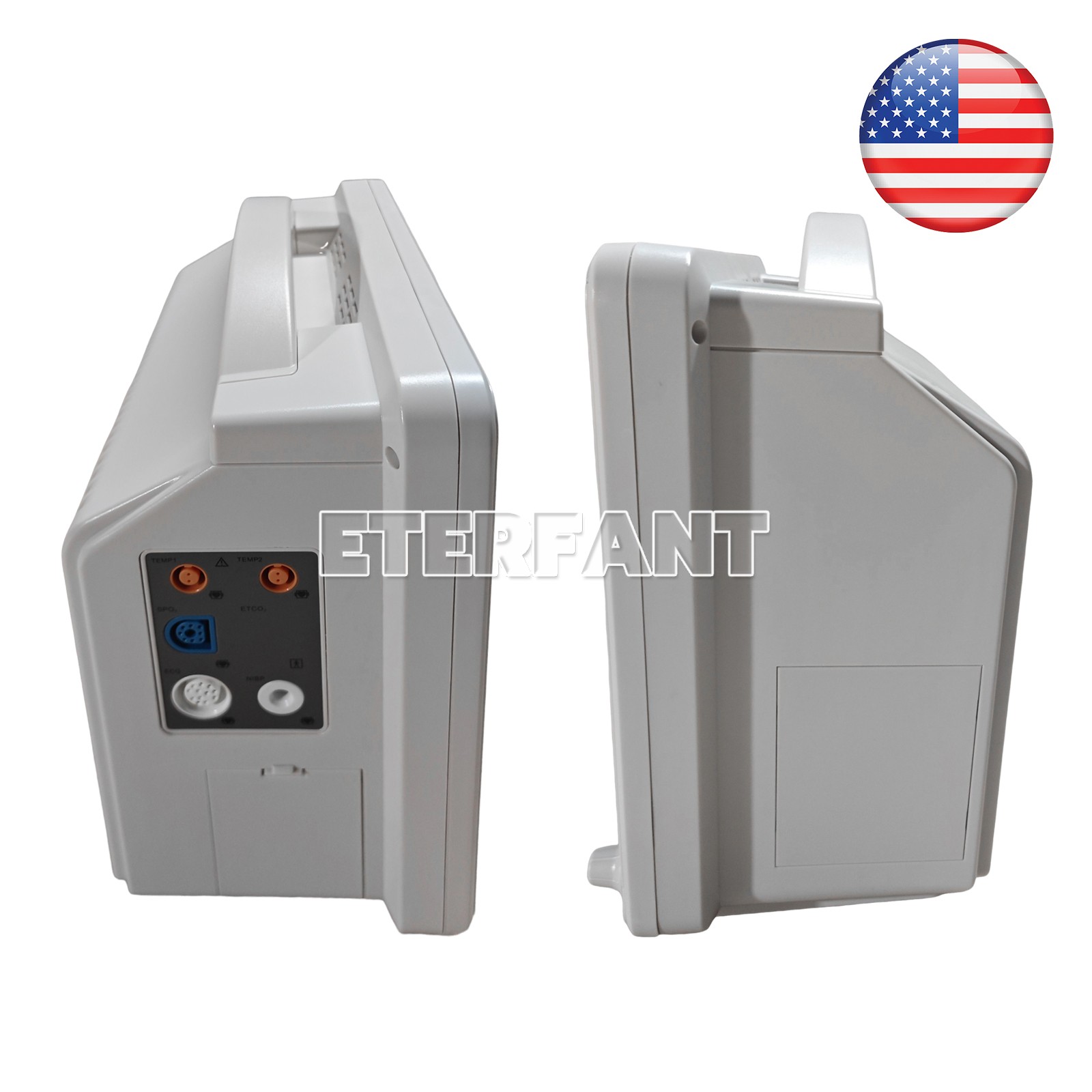 12/8″ Patient Monitor F Hospital CCU ICU Vital Sign TEMP SPO2 PR NIBP/RESP ECG