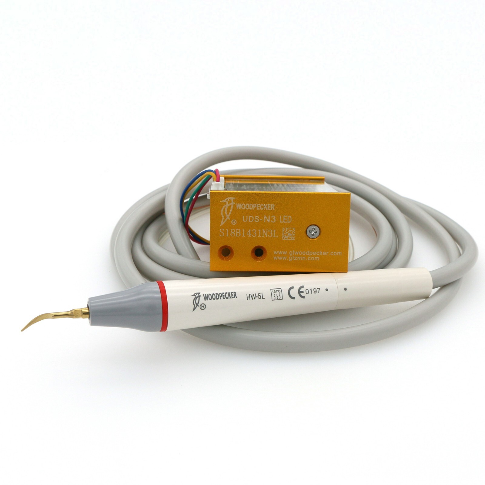 US Woodpecker Dental Built in Ultrasonic Piezo Scaler UDS-N3 LED Handpiecce EMS
