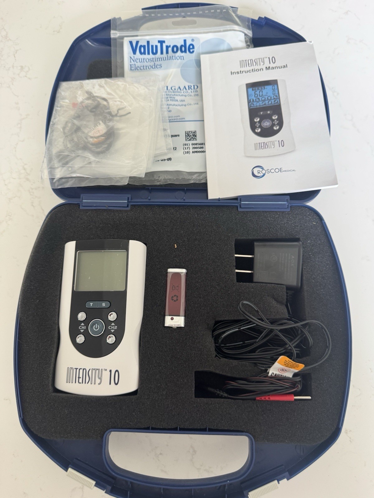 InTENSity 10 TENS | Muscle Stimulator | With Case | Dual Channel
