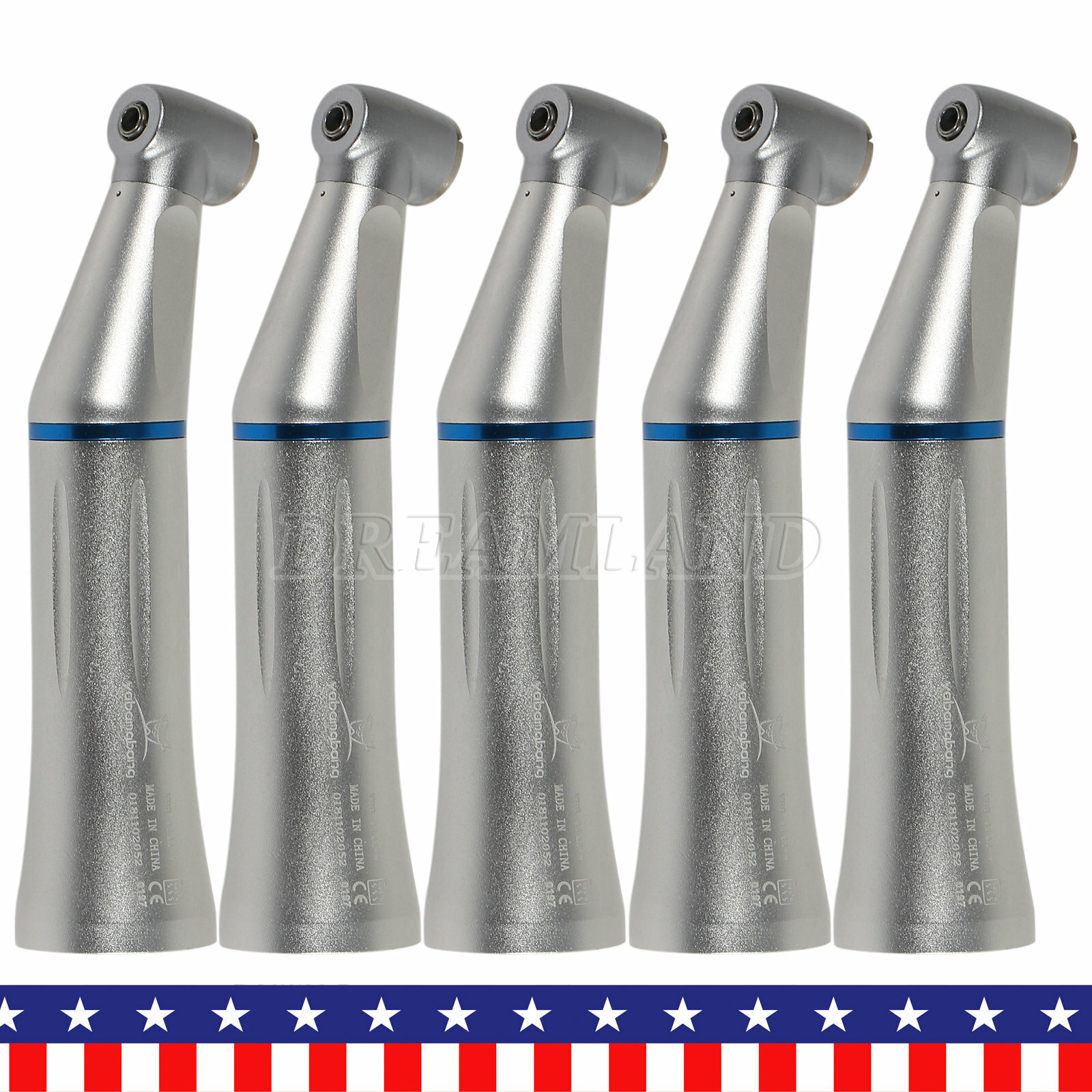 5 Internal Water Spray Dental Slow/Low Speed Contra Angle Handpiece fit NSK CE