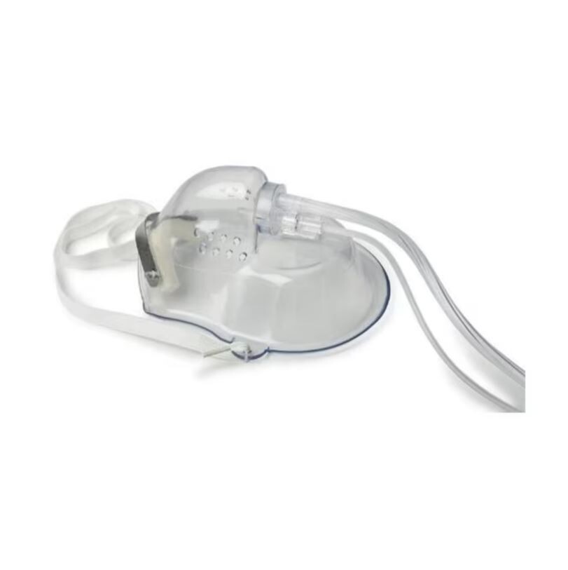 *1-Piece* Capnoxygen Capnography ETCO2 Oxygen Mask Adult Clear C02-01