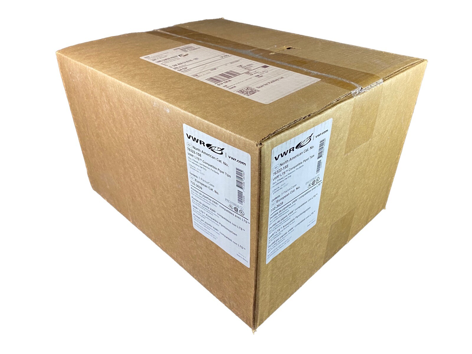 VWR .1-20µl 1.95” LTS Compatible Pipette Tips 76322-158 (4800/pk)