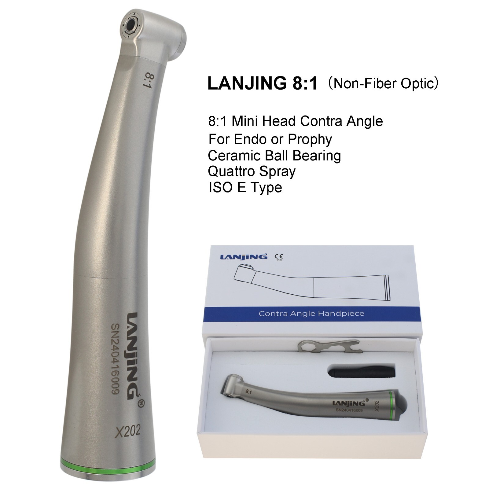 COXO Dental Endo Handpiece 8:1 16:1 6:1 10:1 Contra Angle TUL-8M 16M NSK M4 VDW