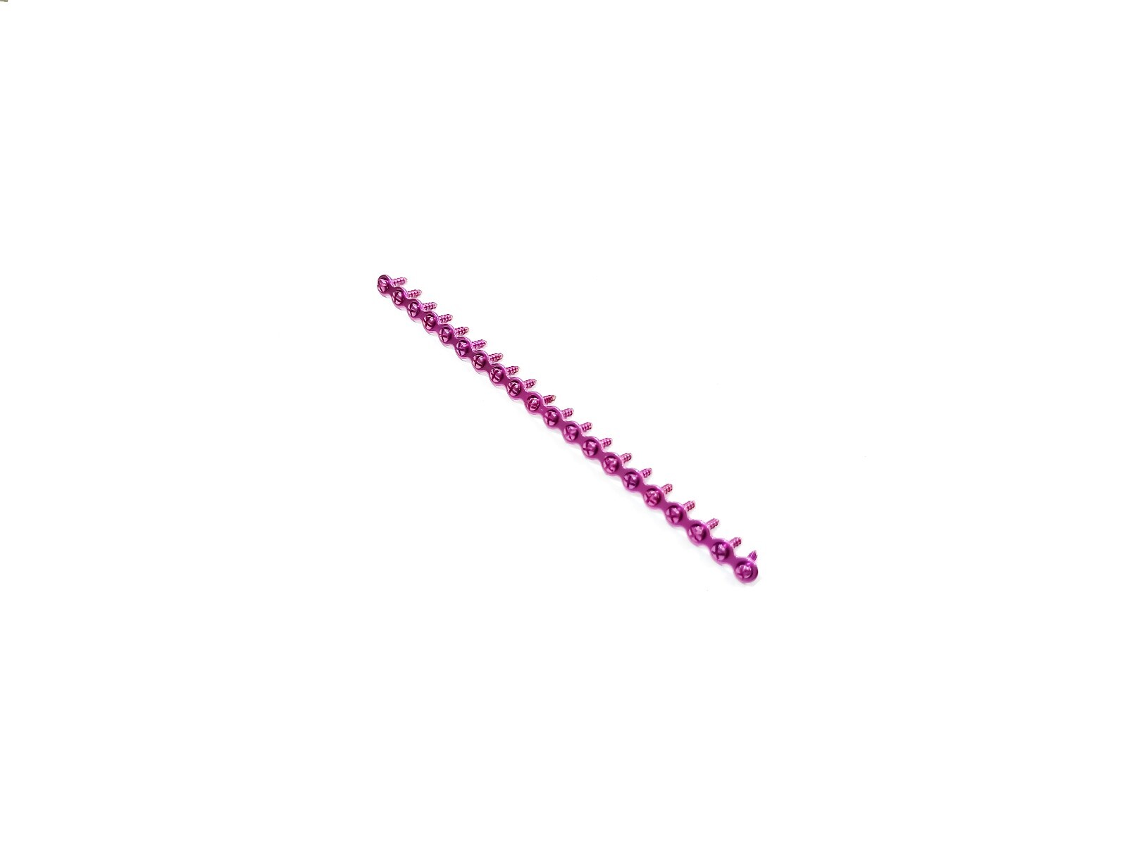 Maxillofacial 1.5mm Straight Plate 20H with screws veterinary