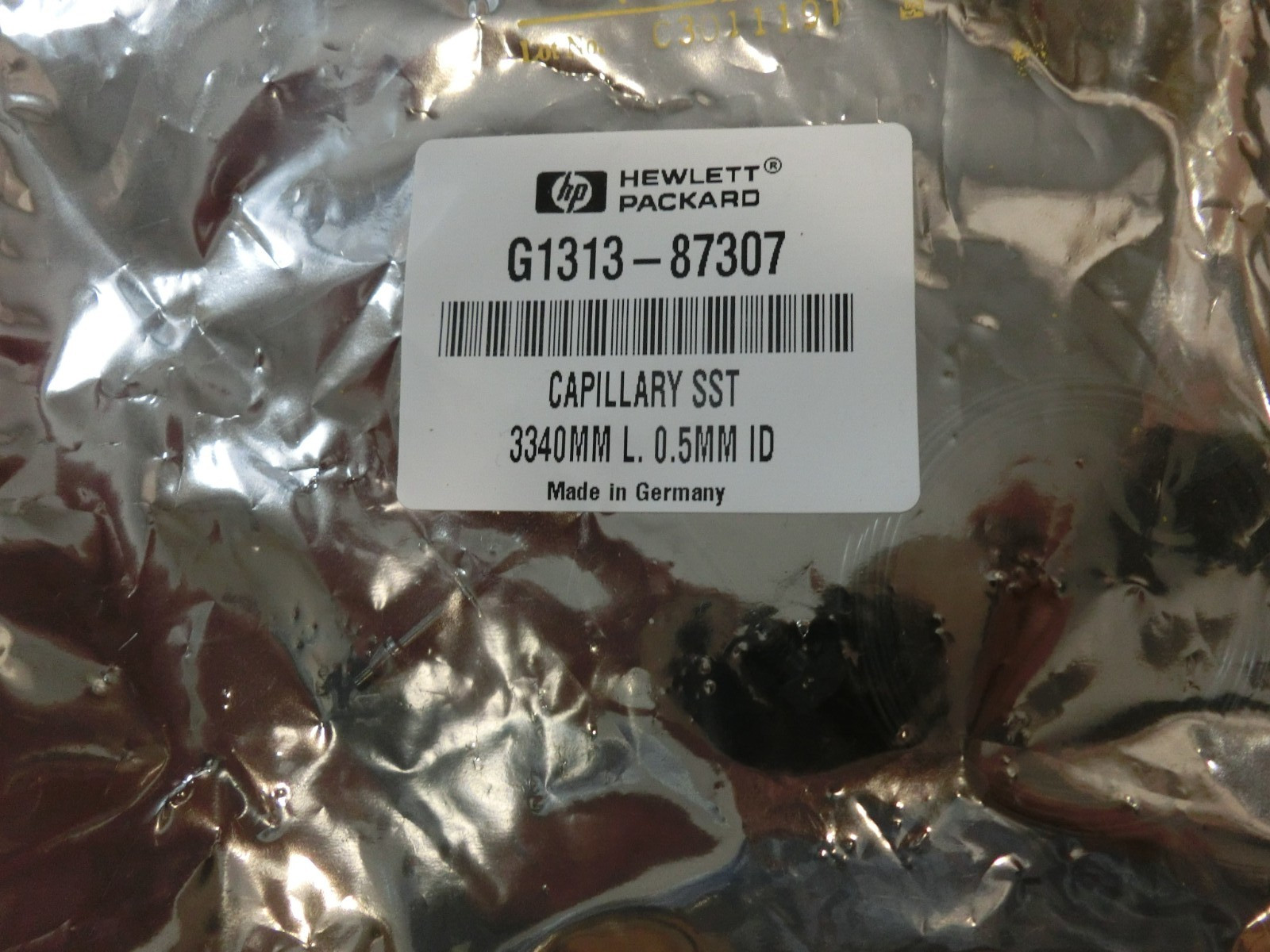 New Agilent Seat Capillary 0.5 mL 0.5 mm ID SS Capillary G1313-87307