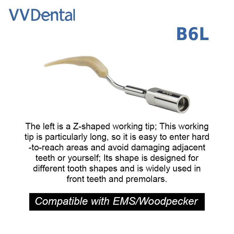 Ultrasonic Dental Scaler Cleaning Implant Tip Orthodontic Fit for EMS Woodpecker