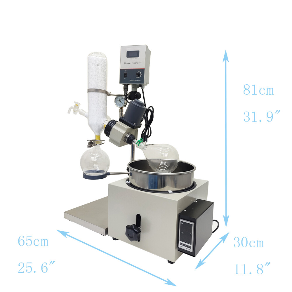 2L Lab Rotary Evaporator Rotavapor Digital Heating Bath Test Machine Lab Devices