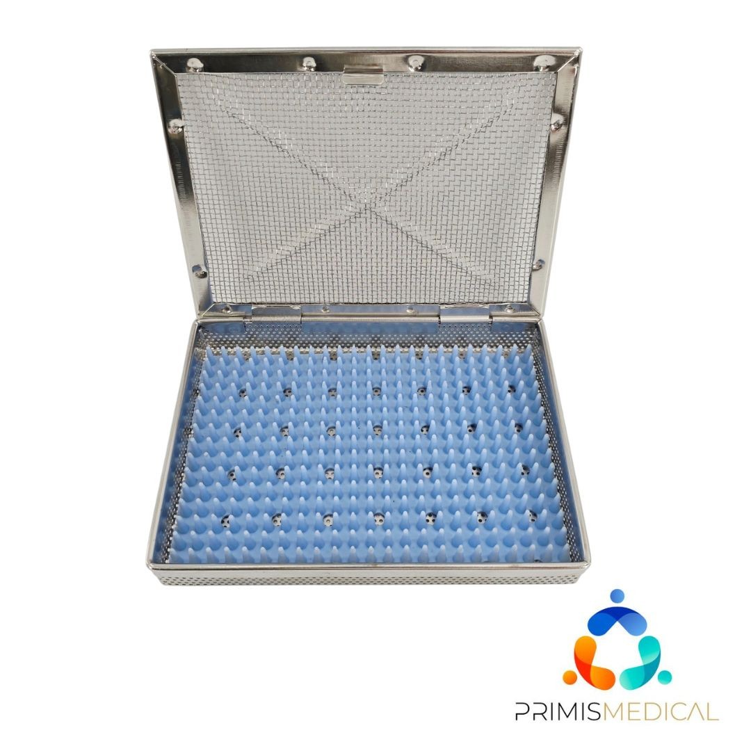 Instrument Sterilization Case w/ Lid 7-1/4″ x 5-1/2″ x 1-1/4″