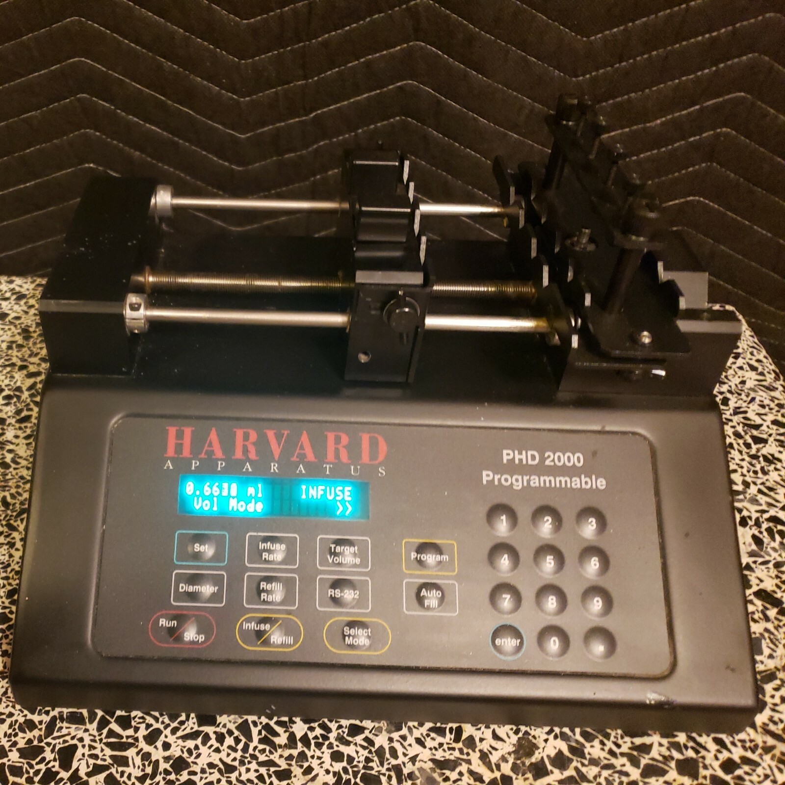 Harvard Apparatus 70-2002 Programmable Syringe Pump w/4X Microdialsys Rack…