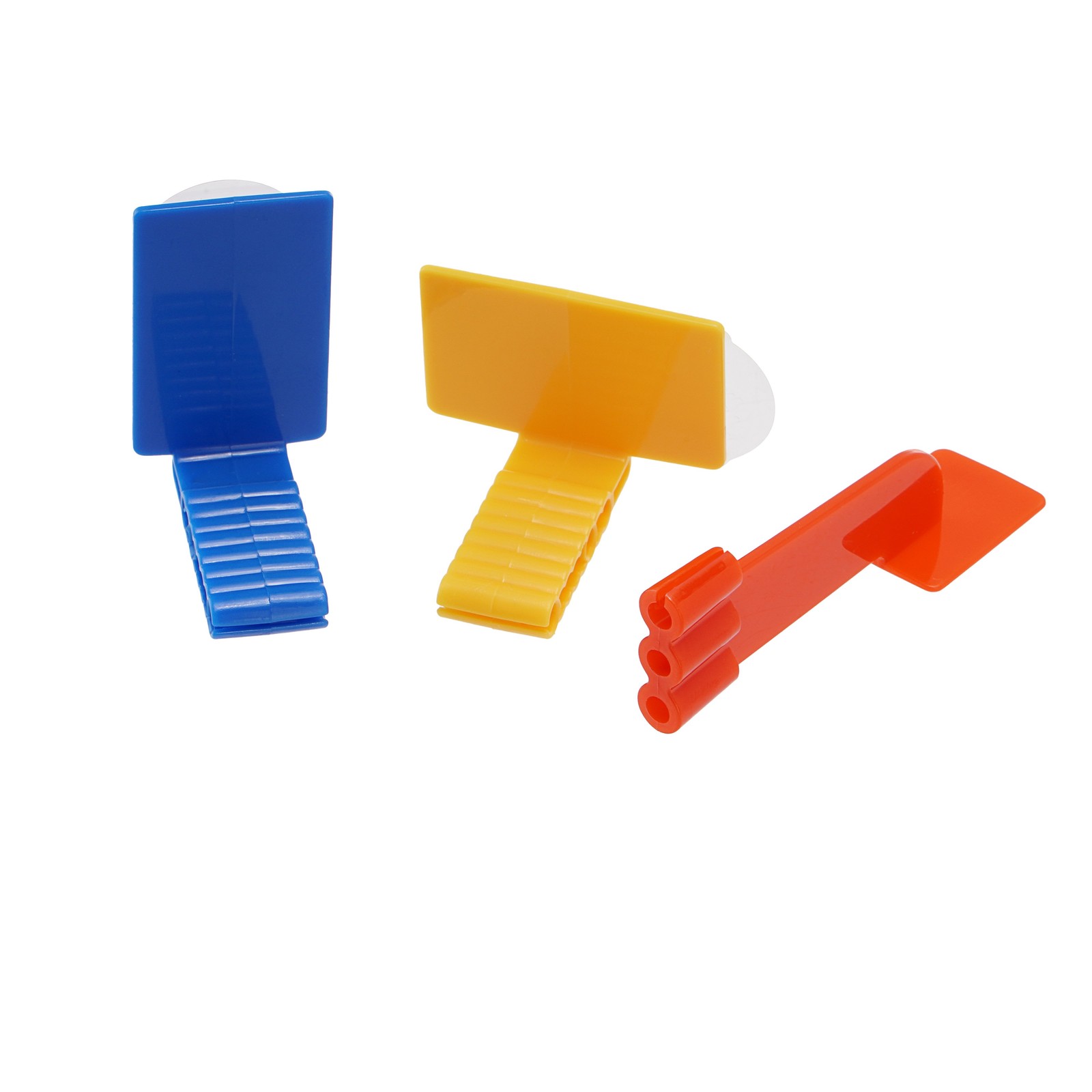 100Pcs Dental Sensor Holders Disposable Adhesive Holders Red/Blue/Yellow