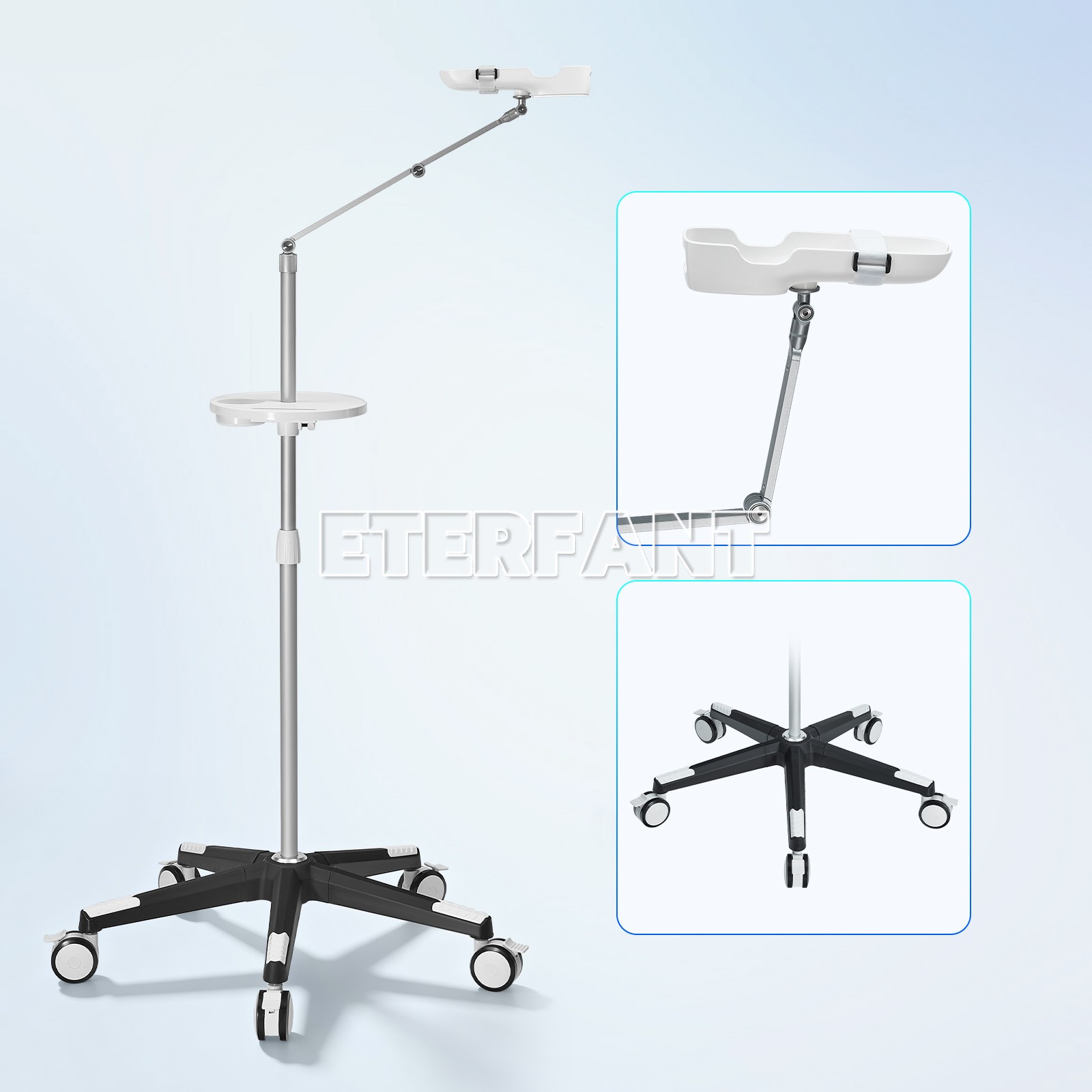 ETERFANT Portable Mobile Stand Equipment Trolley for QV-600 Vein Finder Device