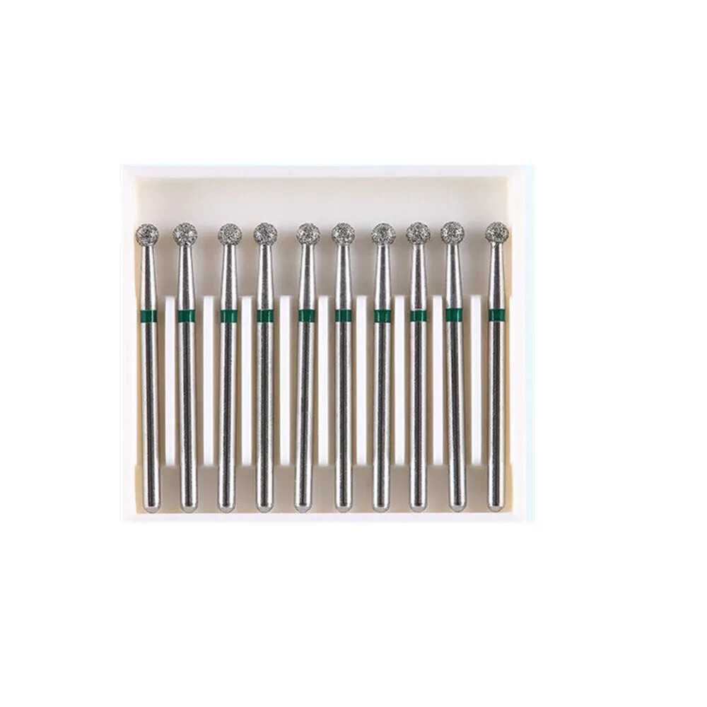 Dental Surgical Ball Round BR-X28C Diamond Burs For High Speed Handpiece 1.6mm