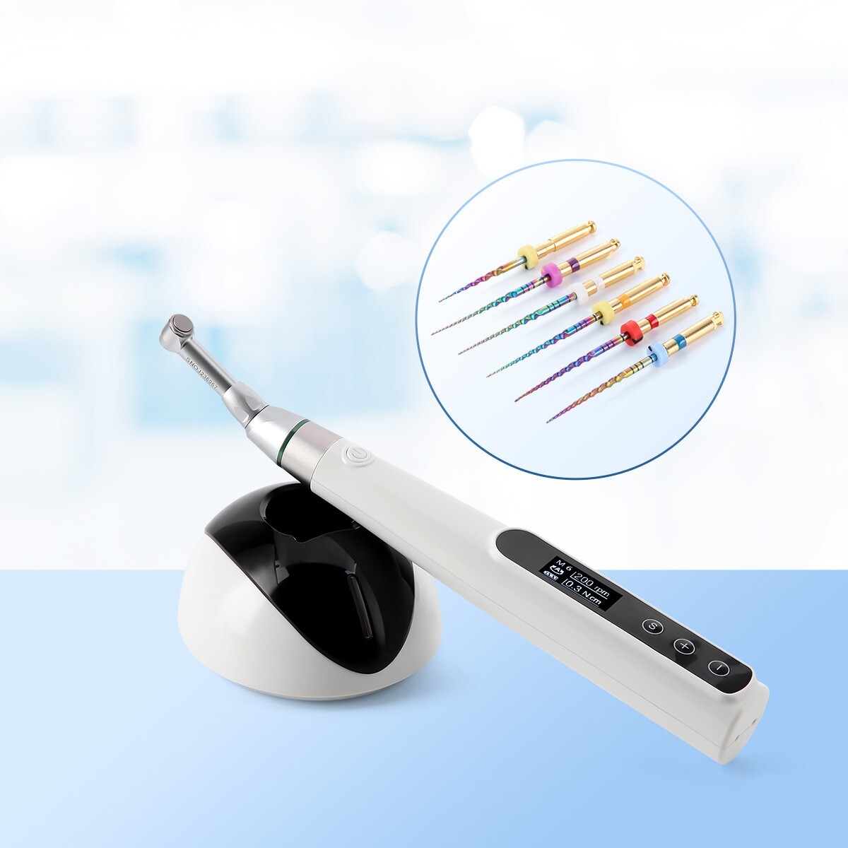 Endo Motor 16:1 Auto Reverse Torque Control Root Canal 9 Programs 135°C