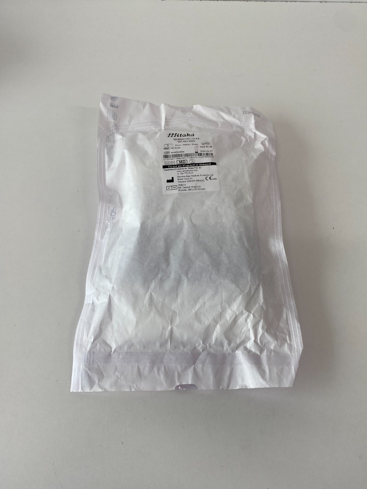PHARMA-SEPT Microscope Cover Mitaka MM51 MU5153 Exp.2029-02 (*AA30/B36)
