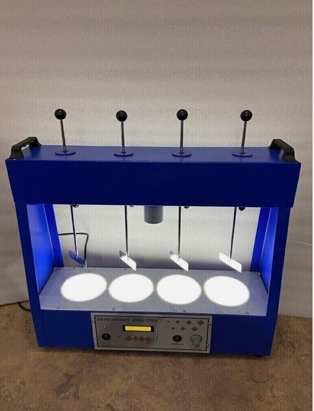 Flocculation Digital Jar Test Apparatus 4 Spindle FREE SHIPPING USA SELLER