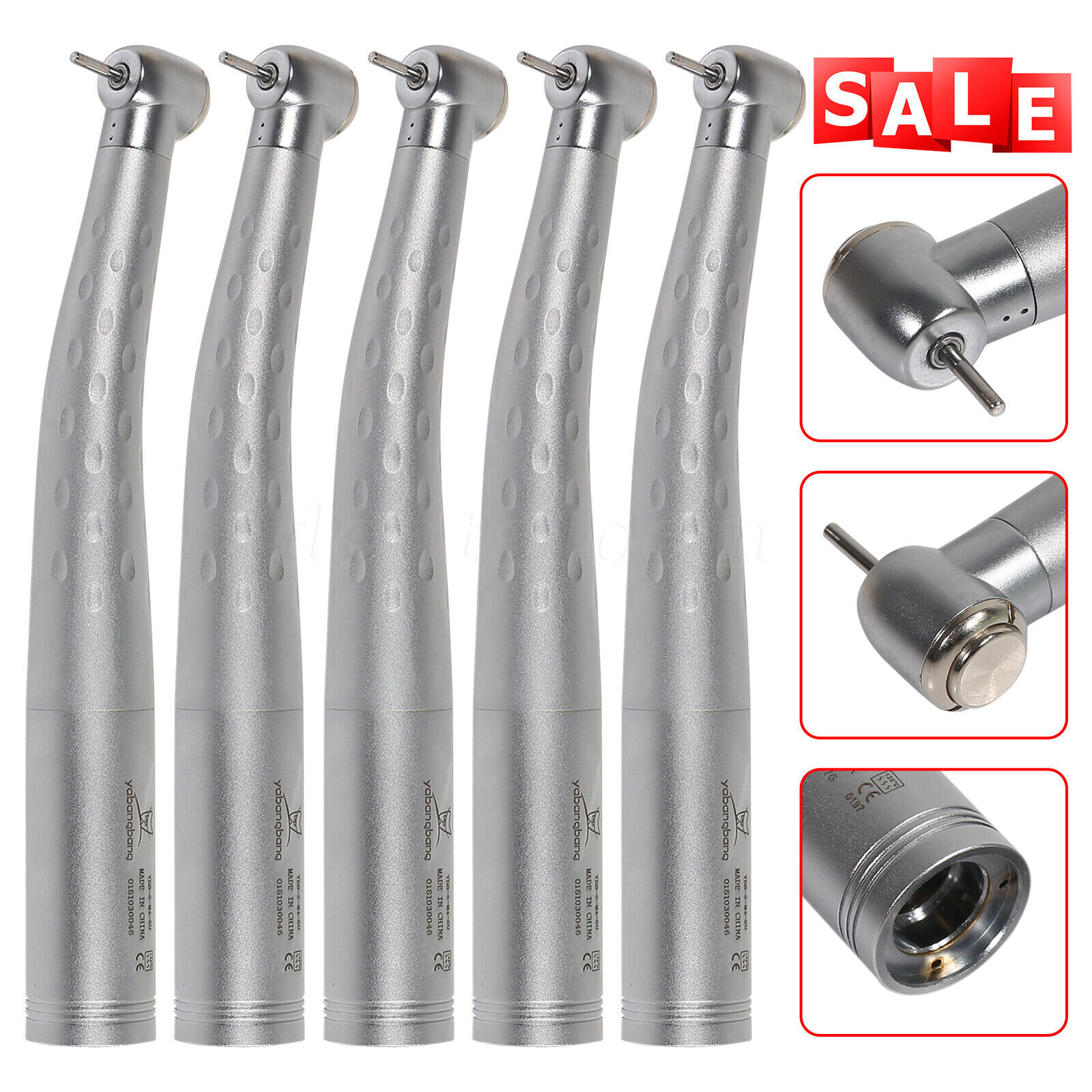 Dental High Speed Handpiece Push Button Turbine GB4 4 Holes /Rotor Fit KaV