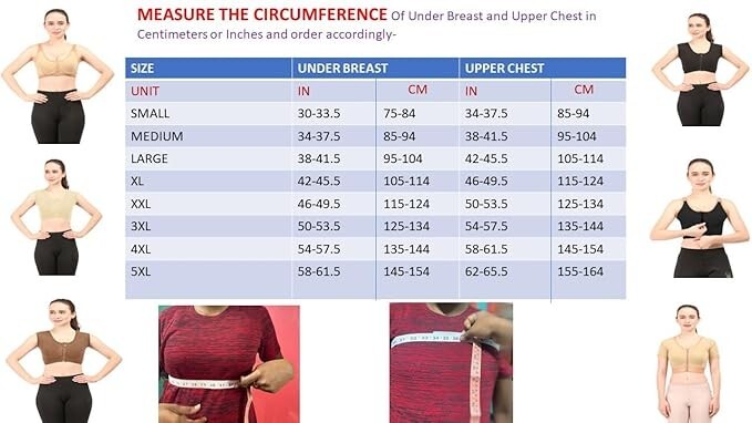 Post Surgical Medical Compression Bra |MODERATE COMPRESSION| Shoulder Adjustable