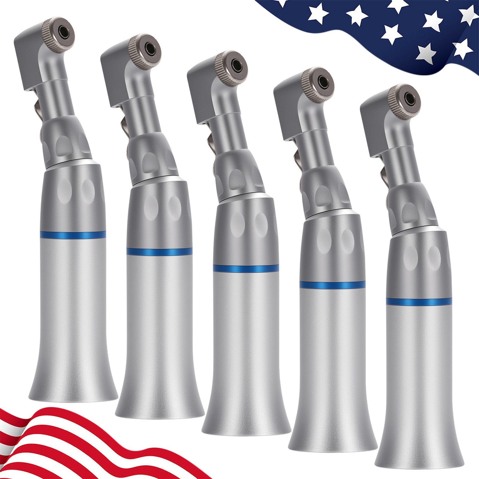 5 Dental Contra Angle Latch Low Slow Speed Handpiece External Water ASkeadnt