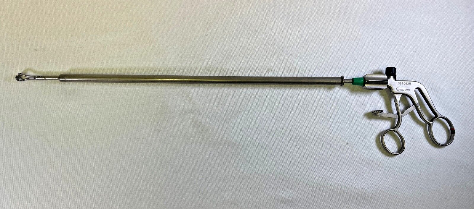 Access Surgical Symmetry 38-1003R 10mm x 38cm Ratcheting Babcock Grasper Forcep