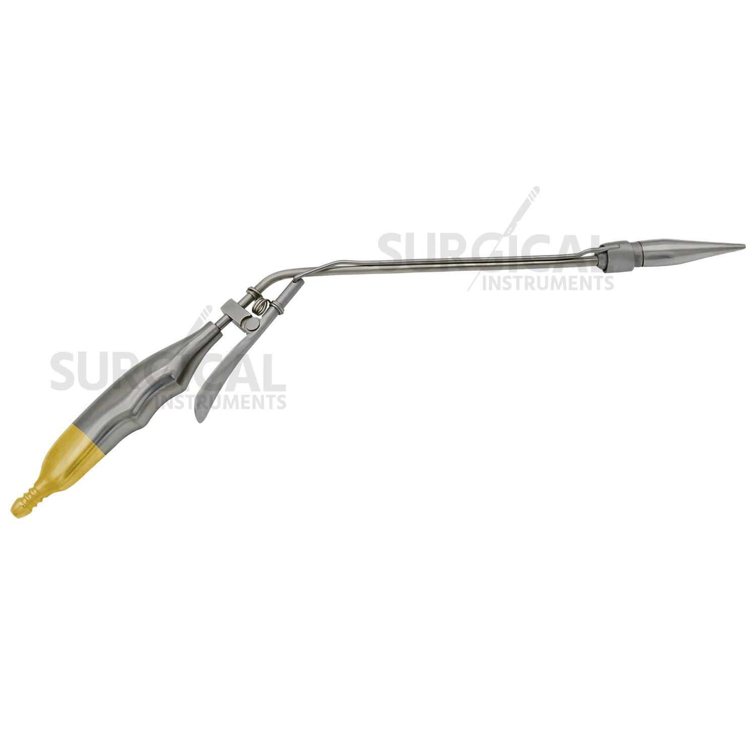 Hemorrhoid Suction Ligator Straight Angle & 100 Latex Bands Surgical Instruments