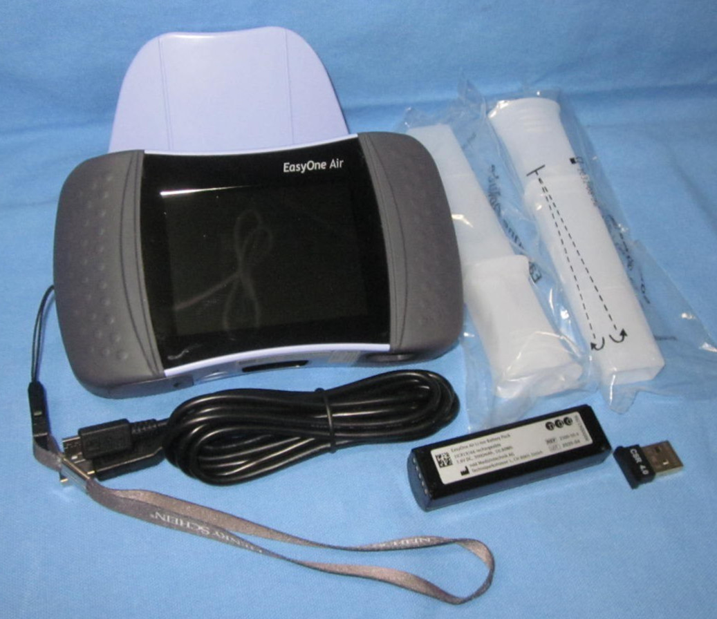 Henry Schein Model 2500 EasyOne Air Spirometer manufactured by ndd