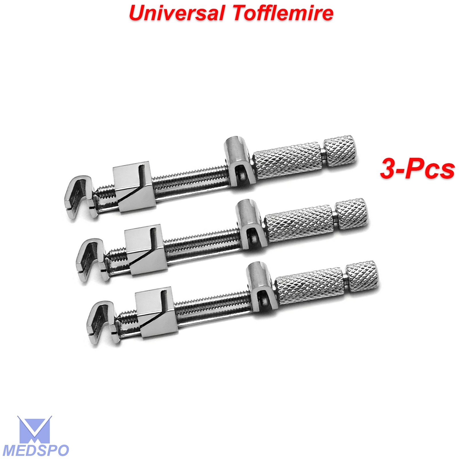 3 Pcs Matrix Tofflemire Matrix Clip Retainer Universal Bands Dental Instruments
