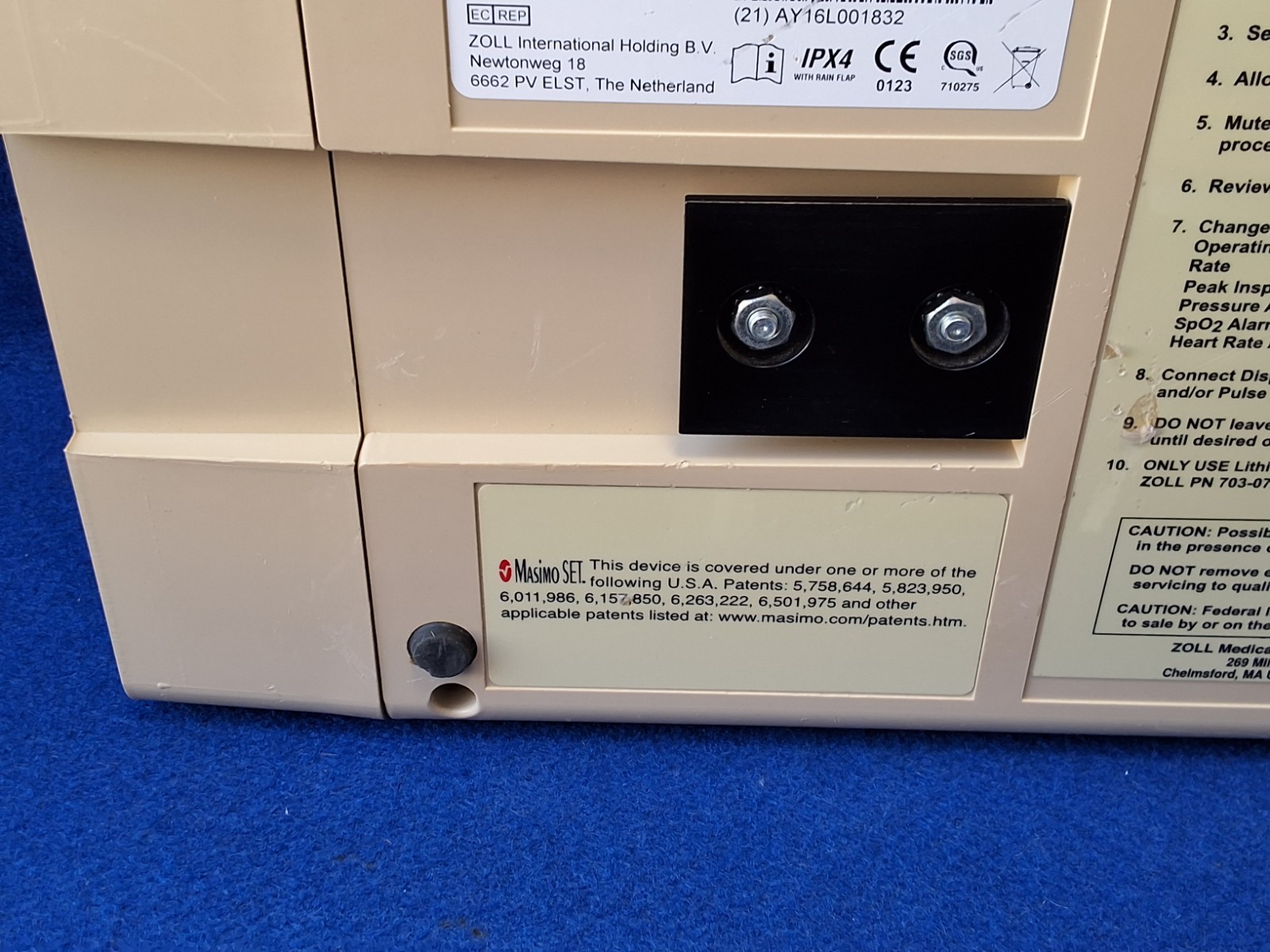 Zoll Impact AEV 731 Series Ventilator (No Power Supply).