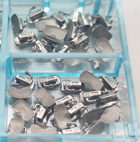 20Set Dental Orthodontic Bondable Buccal Tube 2nd MBT 022 U1/L1 Molar Tubes Mesh