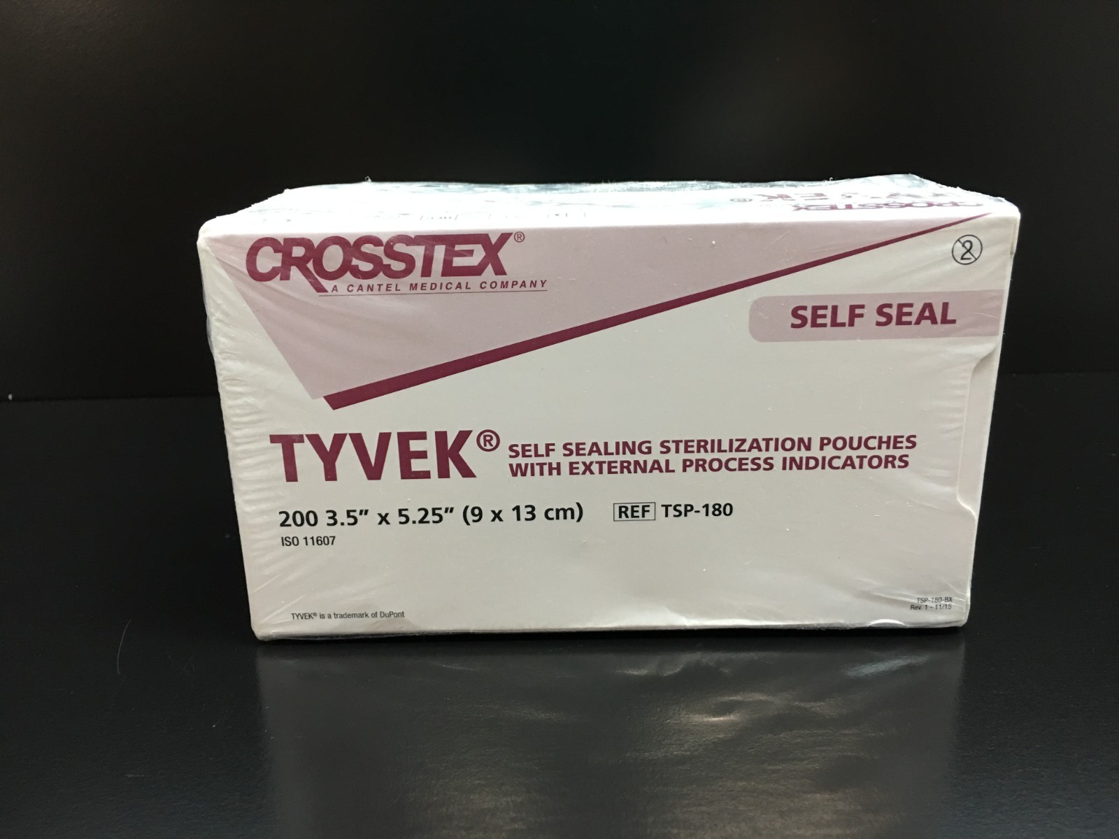 Crosstex REF TSP-180 Self-Seal Tyvek Pouch 3.5″ x 5.25″
