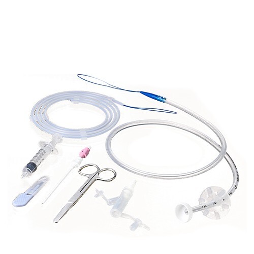 Percutaneous Endoscopic Gastrostomy Set, PEG Set 24fr lot of 3pc