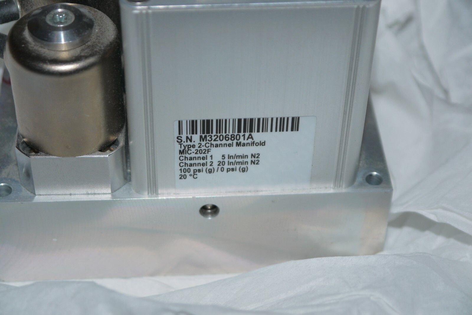 Bronkhorst Mani-Flow MIC-202F Type 2-Channel Manifold Mass Flow Meter Waters