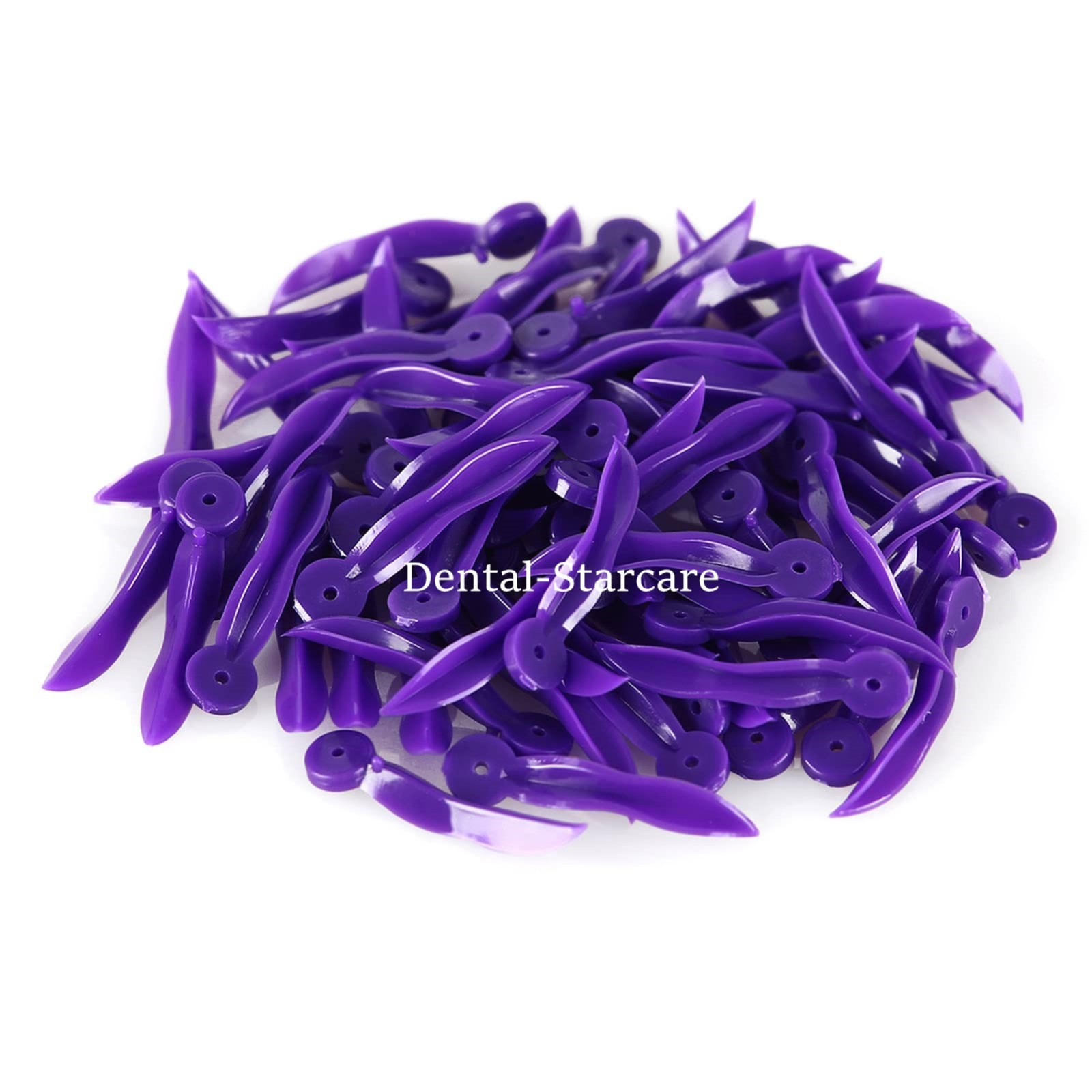 400x Dental Plastic Wedges Concave Design Arc Diastema Wedge w End Circular Hole