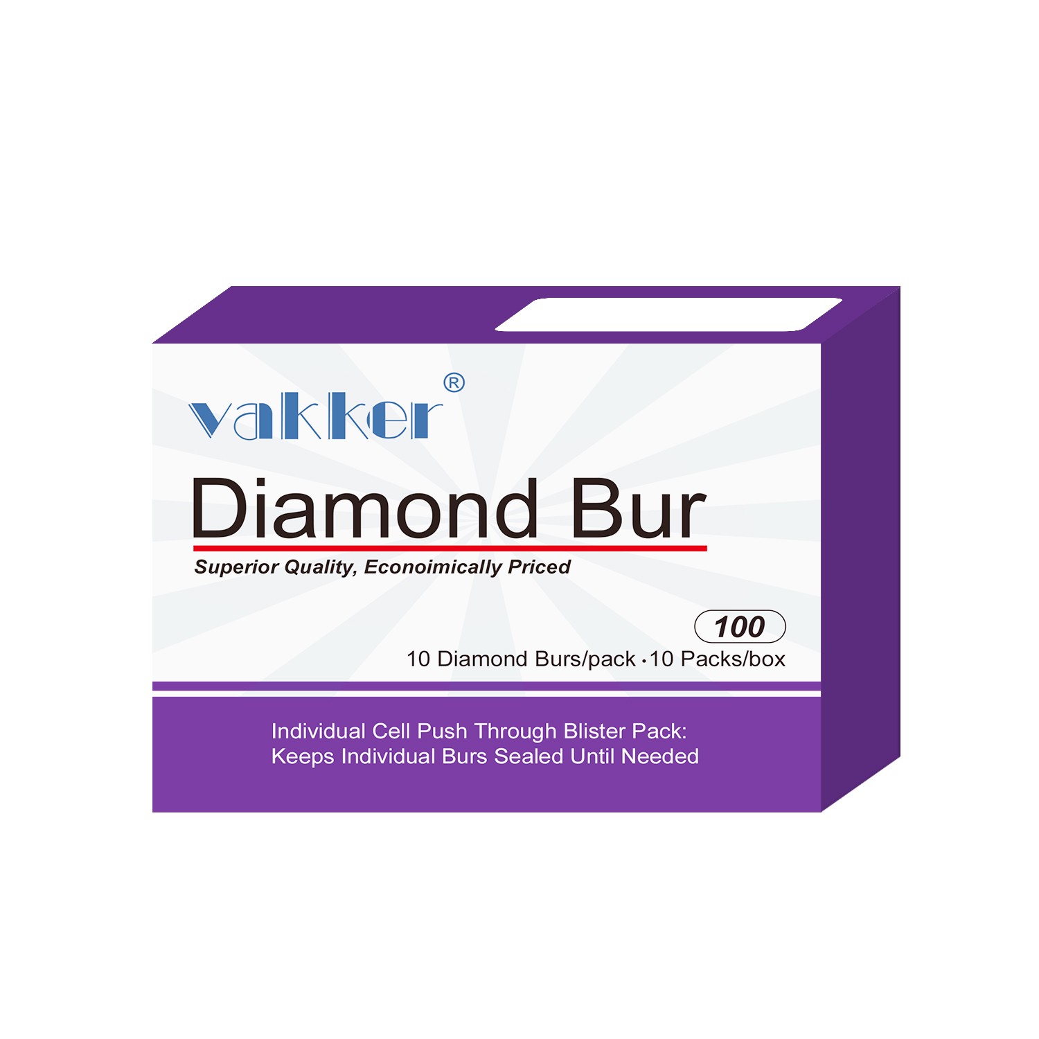 10/Pk Dental FG Diamond Burs Flame Shape 863-012SF Super Fine Grit FG High Speed