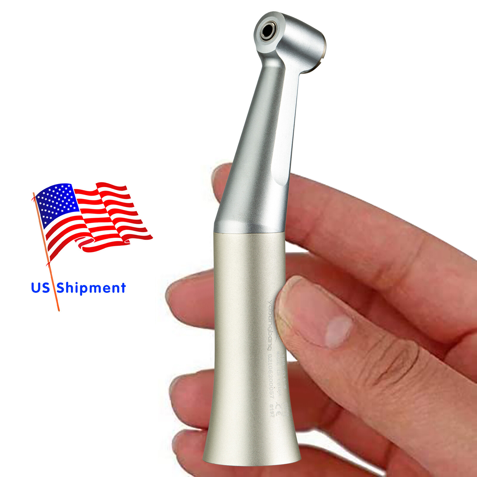 1:1 Contra Angle Handpiece Push Button Chuck RA Bur for NSK FX205 Air Motor