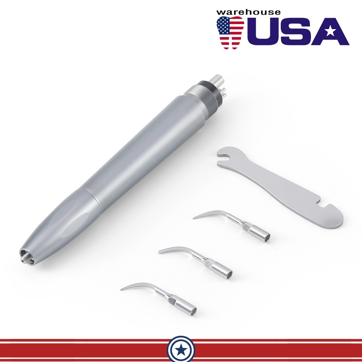AZDENT Dental Ultrasonic Air Perio Scaler Handpiece Sonic Scaler 2 Hole/4Hole