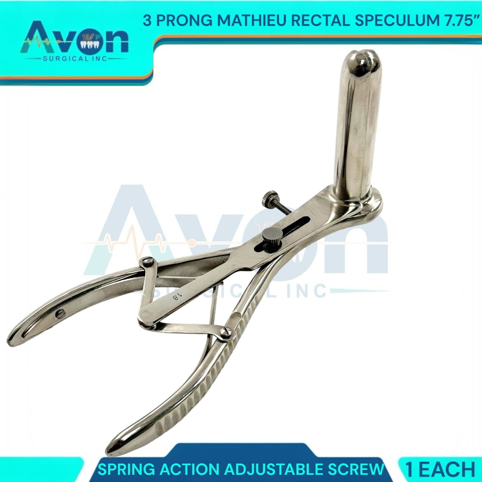 New Premium Grade Mathieu Anal Speculum 3 Prong Prop Display
