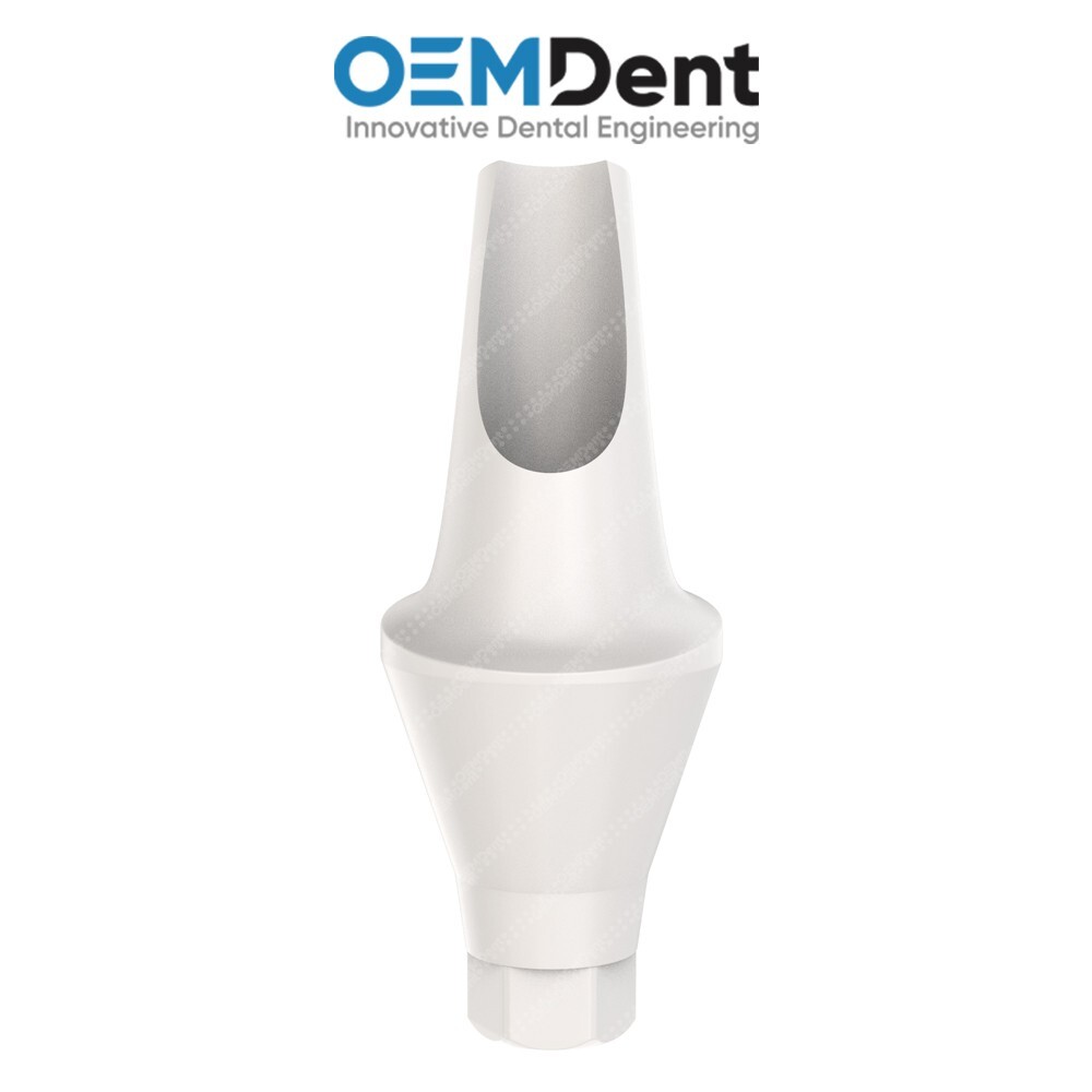 Peek Temporary Anatomic Angled Prosthetics 15° Compatible ADIN CloseFit®