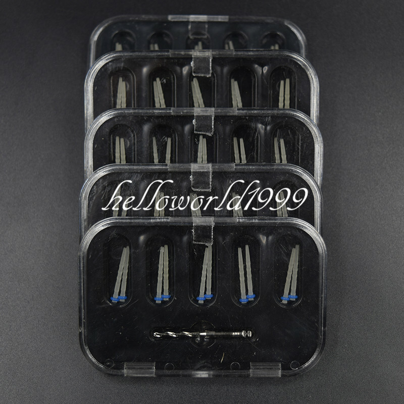 10 Pcs/1 Box Dental Fiber Post Resin Post & Drill Pile Screw Thread 4 Colors