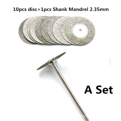 10PCS Dental Emery Gypsum Sub-Mold Slice Separat Disc Ultra-ThinDouble-SidedSand