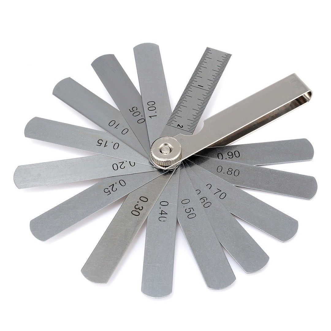 Dental Orthodontic Interproximal Reduction IPR Gauge Ruler 0.10-0.50mm 1 Pc